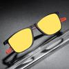 Vintage Night Vision Glasses Unisex TR90 Frame Sunglasses Retro Blue Light Blocking for Men Women Outdoor Fashion