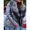 Fashion Plus Size Winter Coats for Women Thick Hooded Jackets with Faux Fur Zipper Up Outwear Autumn Winter Coats
