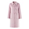 Qiusbiyiren Women's Lamb Wool & Camel Blend Woolen Coat