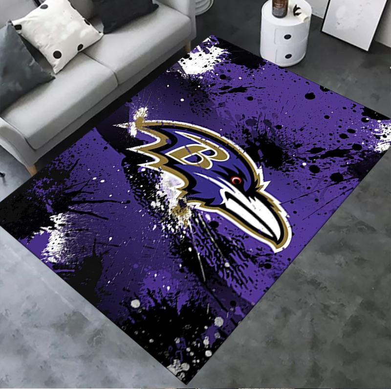 Baltimore Ravens Carpet Rug For Living Room Bedroom Home Sofa Decorationkids Play Nonslip Floor Mat