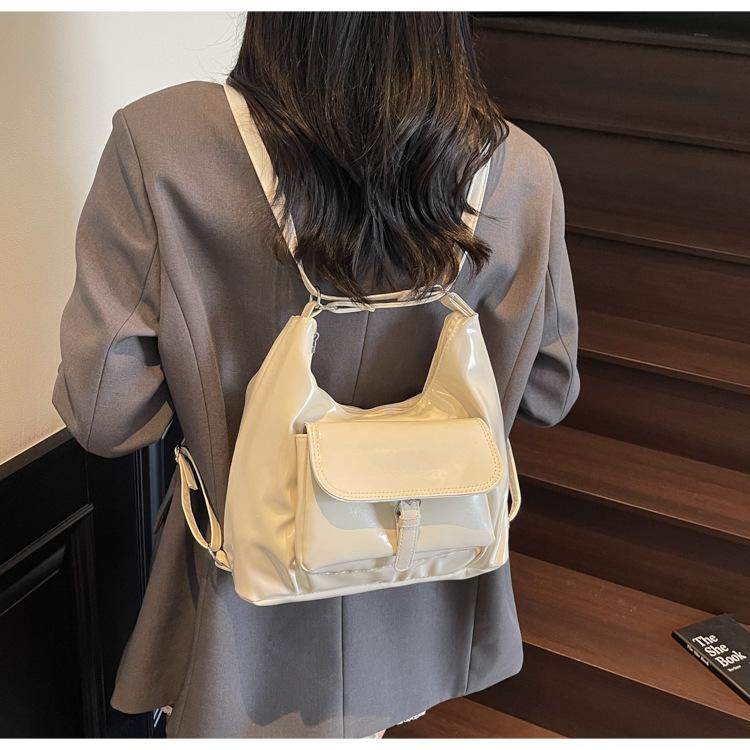 Soft Leather Tote Bag for Women 2026 Minimalist Style Large Capacity Commuter Shoulder Crossbody Bag