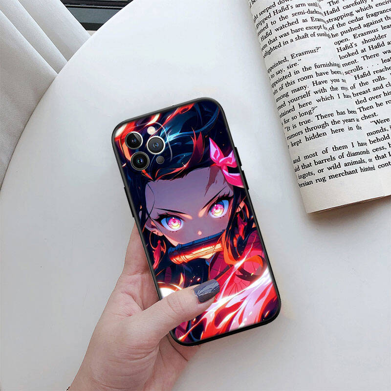 MH10 Anime Demon Slayer Phone Shell Case for iPhone 7 8 11 12 13 14 15 16 17 16E XS Pro Max XR X SE Air