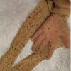 Trendy Shiny Fishnet Tights Small Mesh Glitter Pantyhose Hot-drilled Thin Stockings Women Girl