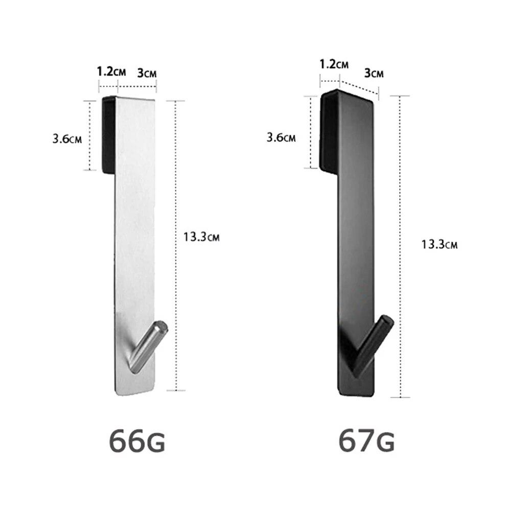 Suport pentru prosoape din oțel inoxidabil pentru dulapuri de bucătărie Cârlig pentru ușă din spate cheie prosoape Suport pentru eșarfe pentru baie Organizator