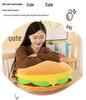 Plush Hamburger & Fries Pillow - Cute Snack Bag Doll Birthday Gift & Bedside Cushion