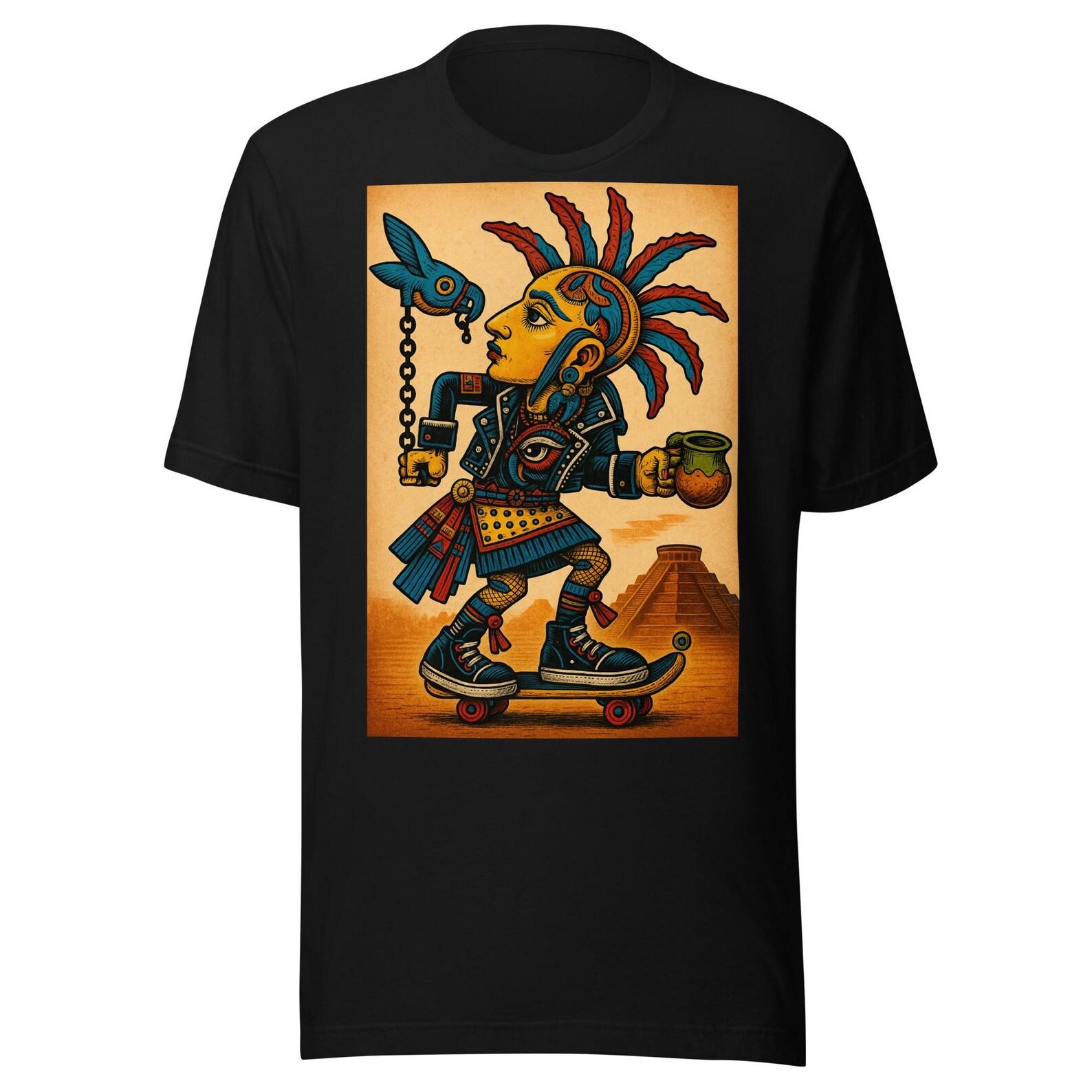 Aztec Symbol Skater Unisex t-shirt S