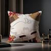 Love and Deepspace Sylus chibi Cushion Cover Case Antidustmite Pillowcase Invisible zipper silky short plush Sofa cushion cover