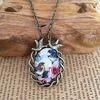 Ebay Fashion Vintage Copper Time Gem Forest Bird Necklace Sweater Chain
