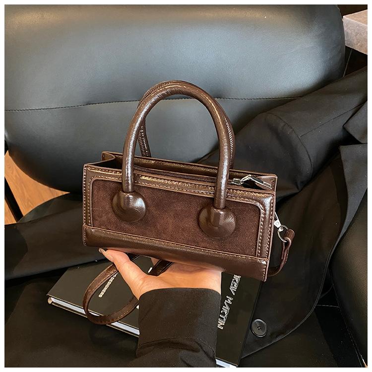 Beliebte Handtasche Damentasche Herbst und Winter neu retro Mode kleine quadratische Tasche hochwertig einzelne Schulter schräg Umhängetasche