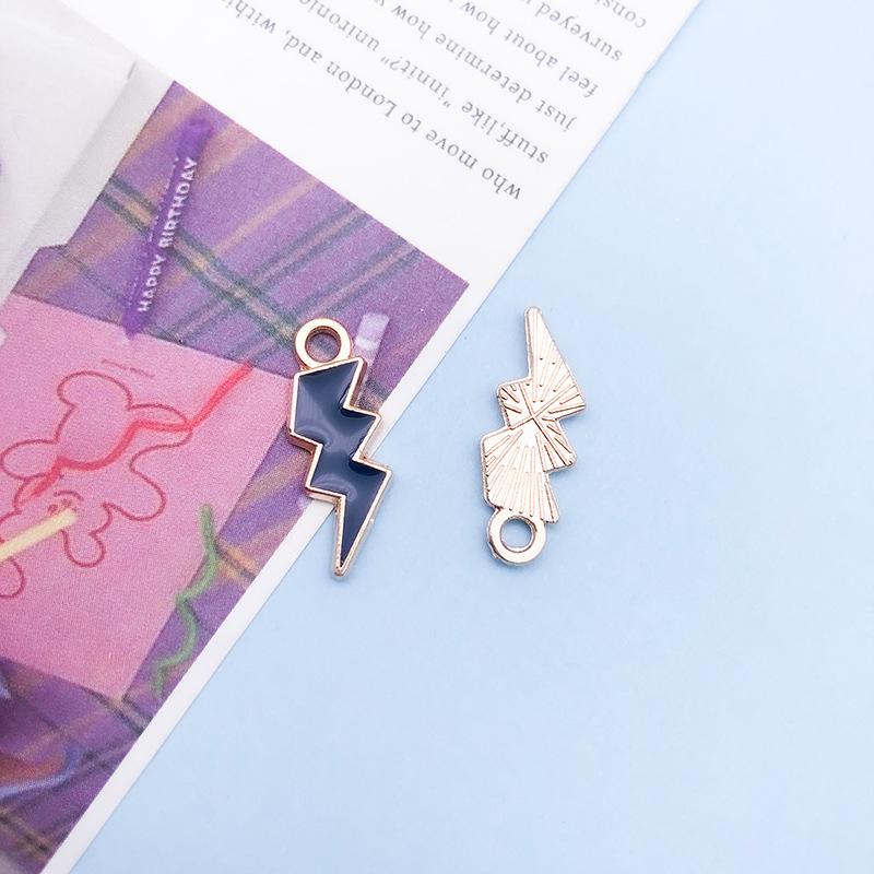 

10 стилей, конфетные цвета, эмаль, сплав, подвески-молнии, браслеты и заколки для волос - набор из 50 шт.