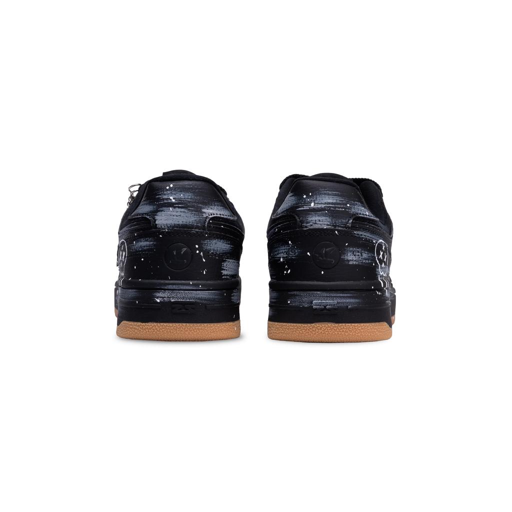 Li Ning Tianji Height Increasing Slip Resistant Low top Skateboard Shoes Men's Black AGCU095-6(Team635-)