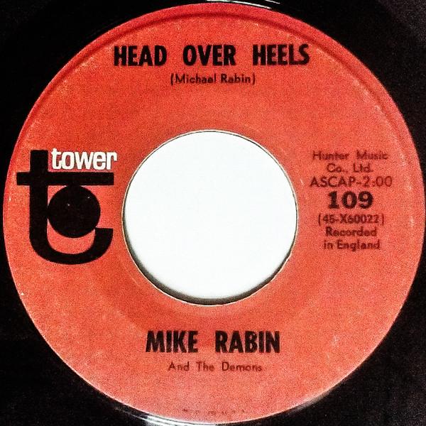 

7inch Record MIKE RABIN & THE DEMONS - Head Over Heels 109 TOWER 1964 US Rock Used