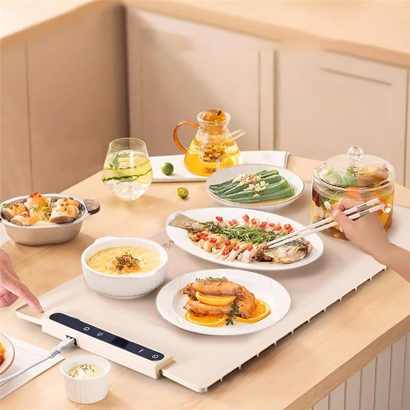 Practical-Home Warming Board Table With Food Storage Insulation Board Hot Food And Rice Constant Temperature Board