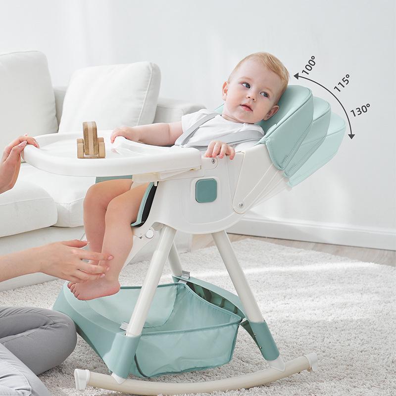 Multifunctional Foldable Baby High Chair for Infants: Convenient Eating and Table Seat