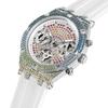 Ladies' Quartz Watch Stainless Steel Case Silicone Strap Quartz Movement For Daily Gatherings GW0407L4