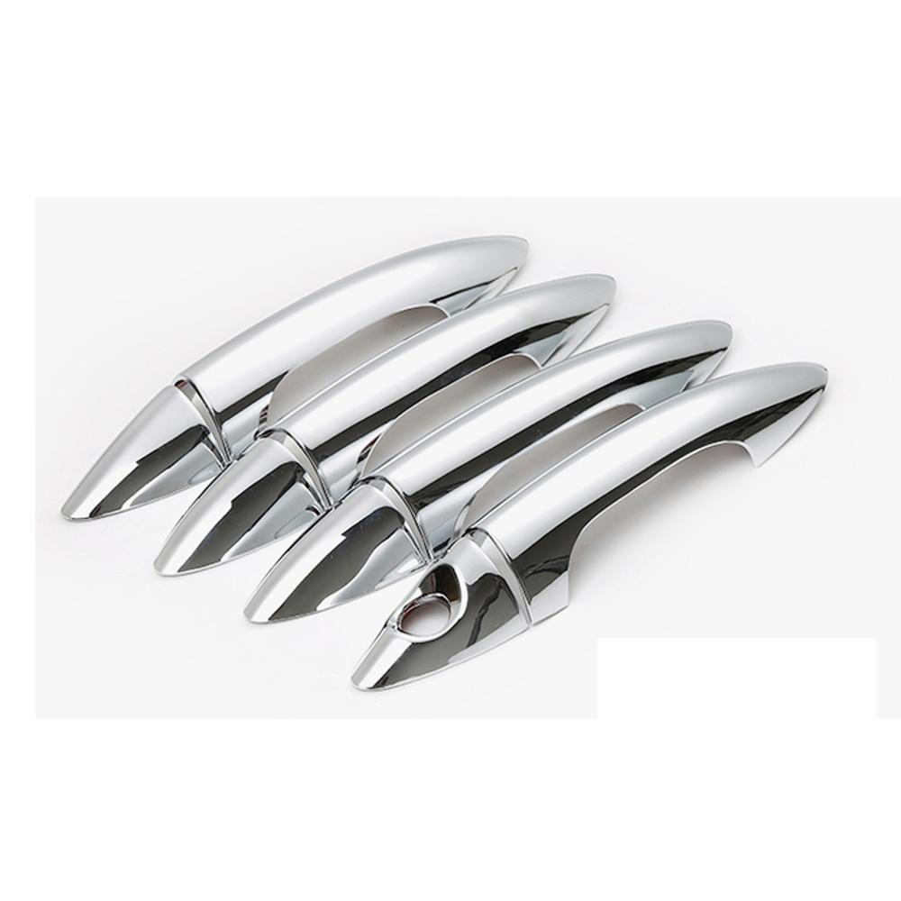 Exterior Chrome Silver Side Door Handle Cover Trim For Hyundai Accent Blue Solaris I25 Fluidic Verna Grand Avega RB