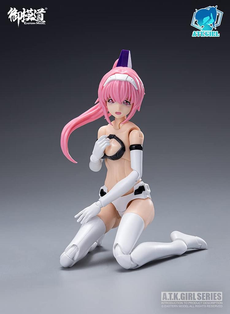 Doyusha Eastern Model ATK Girl Four Sacred Beasts Blue Dragon 1/12 Scale Pre-Colored Plastic Model Kit, Approximately 16cm Tall