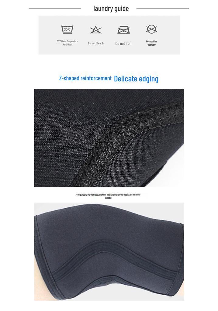 7 mm dikke neopreen kniebeschermers voor gewichtheffen & squats