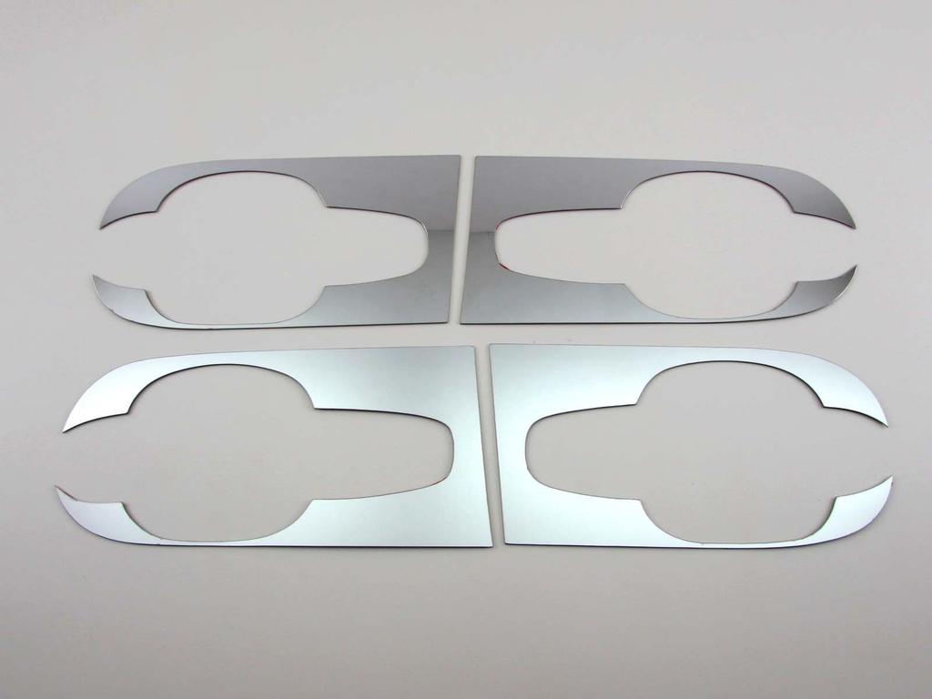 BRIGHTZ Custom Finish Stainless Steel Plated Door Handle Covers for and Custom 6236 N-BOX JF1/JF2 Ultra-Mirror (Plate) N-BOX, N-BOX, N-BOX, N-BOX