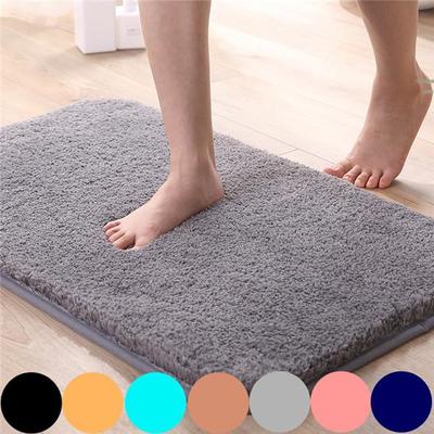 Ev Banyo Paspas kaymaz Banyo Halısı Yumuşak Peluş Kürk Halı Mat Mutfak Tuvalet Zemin Dekor Yıkanabilir Paspas Halılar