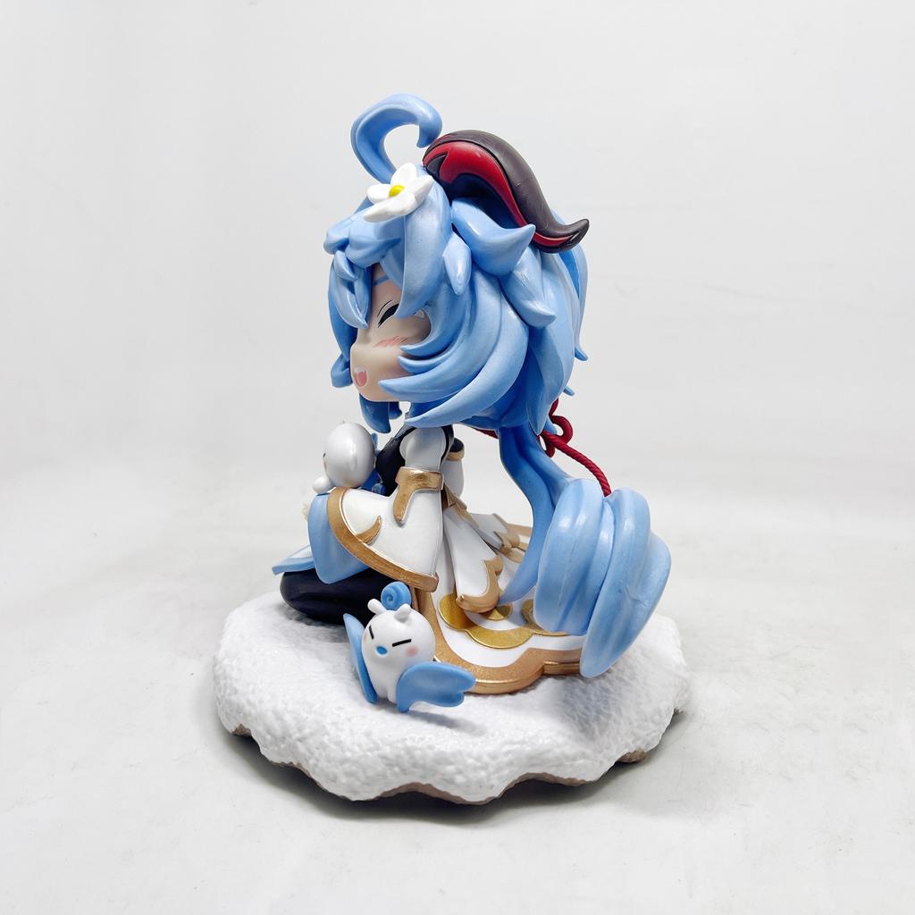 17cm Genshin Impact Anime Game Hu Tao & Ganyu Figure - Kawaii PVC Action Figurine Collection Model Toy Gift - Beautiful Girl Sta