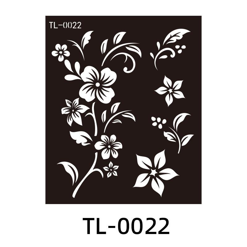 Beauty Sticker Hollow Tattoo Sticker Juice Inkjet Tattoo Template Diy