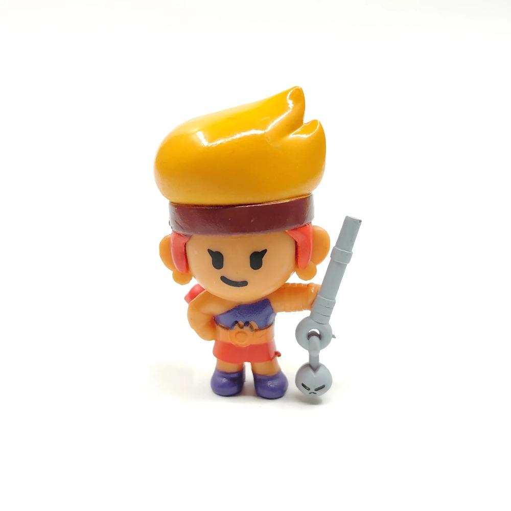1pcs Original Supercell Heros Leon Crow Spike Collectible Figures Series 1 License Ultra Rare Gold Silver Collection Toy Gifts