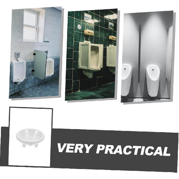 2pcs Urinal Strainer Stoppers Urinal Cover for Splash Prevention Bathroom Drain Cover Compatible with Standard Urinals Easy to Clean Material