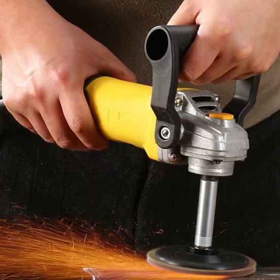 4/5/6/8Pcs Angle Grinder Extension Rod M10 Thread Polishing Machine Adapter Lever Heavy Duty Steel 100 Type Angle Polisher Extension Shaft