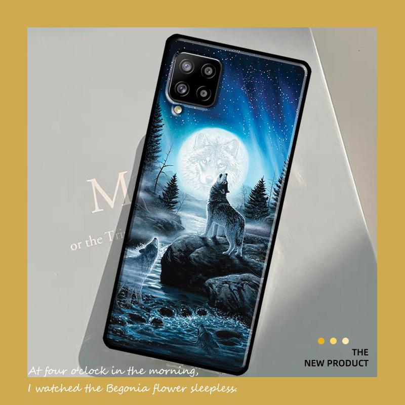 

Чехол со звездным животным волком для Samsung Galaxy A54 A34 A52 A32 A22 A12 A13 A14 A23 A33 A53 A73 A51 A71 Samsung A12