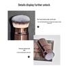 Retractable Dustproof Foundation Brush with Lid - Portable Blush & Makeup Tool for Seamless Application