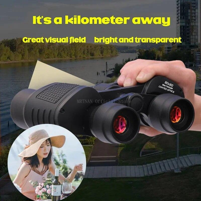 Binoclu 80X80 Telescop profesional cu rază lungă de mărire mare Oculare portabile HD Telescop cu vedere nocturnă cu lumină scăzută