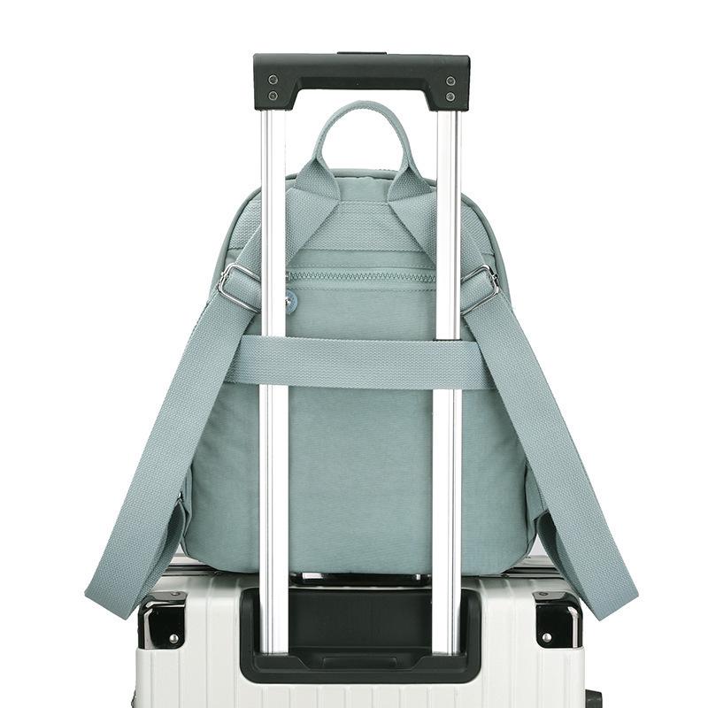 Damen Modischer Rucksack aus Nylon-Oxford-Canvas - Koreanischer Stil, Vielseitig für die Schule oder als Mama-Tasche