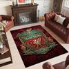 Liverpool Fc Personalized Name Floor Rug Office Rug Design For Game Room Hallway Bedrooms Living Rooms Antislip Carpet Anime Office Decor