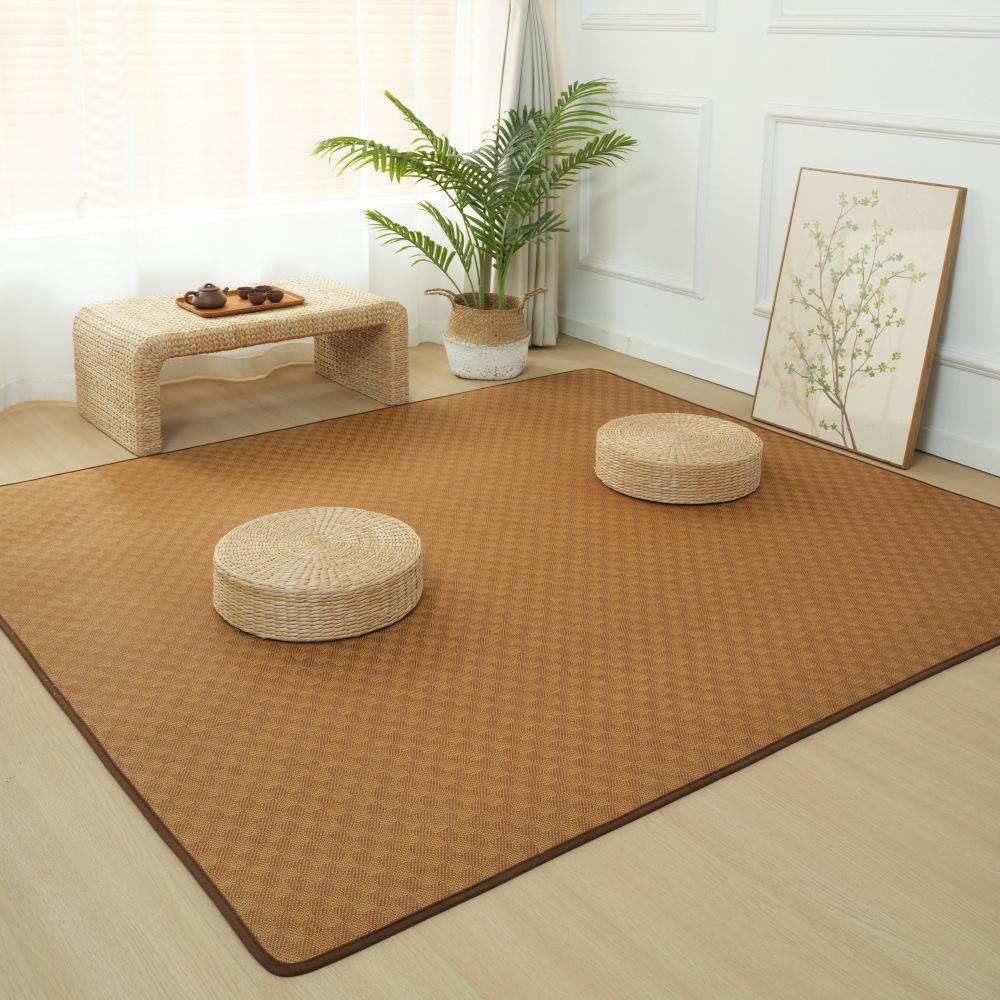 Rattan Ice Silk Summer Floor Mat: Baby Crawling, Living Room, Bedroom & Dormitory Tatami Mat