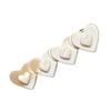 Shell Pattern French Hair Barrettes Cute Heart Clip Secure Grip Hairpin Hair Accessory for Long Hair Styling Women Girls