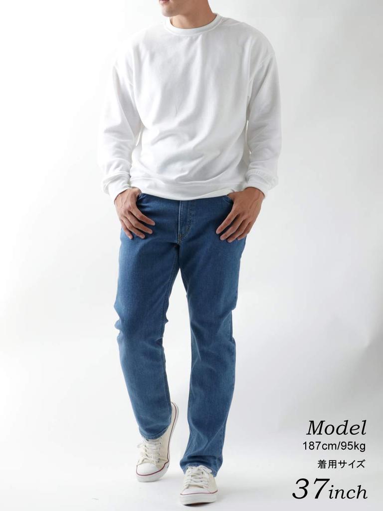 Jeans E403F Regular Straight Denim Pants Stretch Made In Japan One Wash 36 [EDWIN] Men's