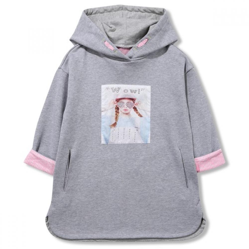 

[Comance] Comance Dream Hoodie PoinT Long T shirT Melange/100
