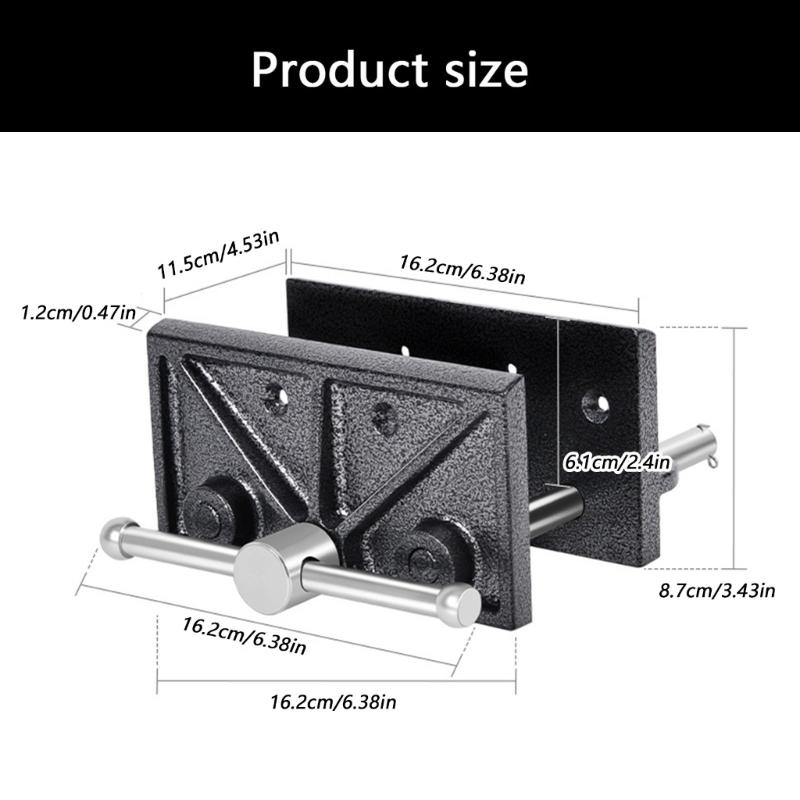 Schreinerbank Schraubstock Schraubzwinge Mit 12mm Dickem Backen Und 115mm Öffnung Für Holzbearbeitung Und Metallbearbeitung