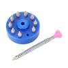 Watch Hand Setter Set with 10 Replacement Tips Stainless Steel Installation Tool for Hour Minute and Second Hands Repair