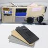 Car Sun Visor Bill Pen Business Card Holder Storage Box Sunglasses Clip Cards Holder Portable Ticket Card Stowing Tidying Pocket
