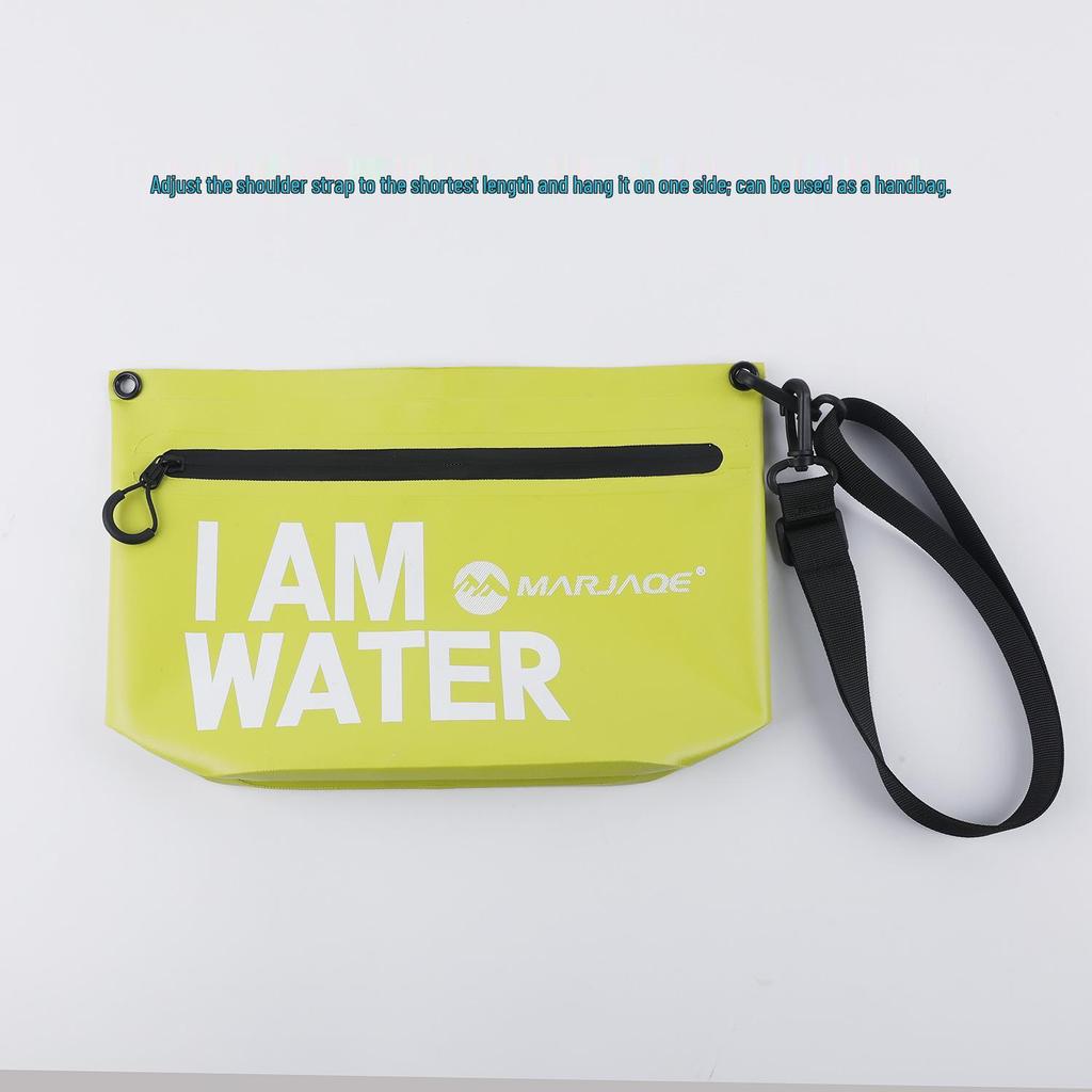 Waterproof Zipper Storage & Swim Bag: Single Shoulder Toiletry & Travel Pack