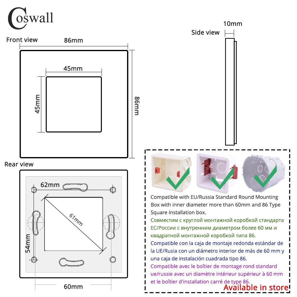 Glass Panel Wall EU Israel Italy Socket + WIFI Tuya Smart Switch + TV Internet Jack Type-C USB Charger Connector DIY Module