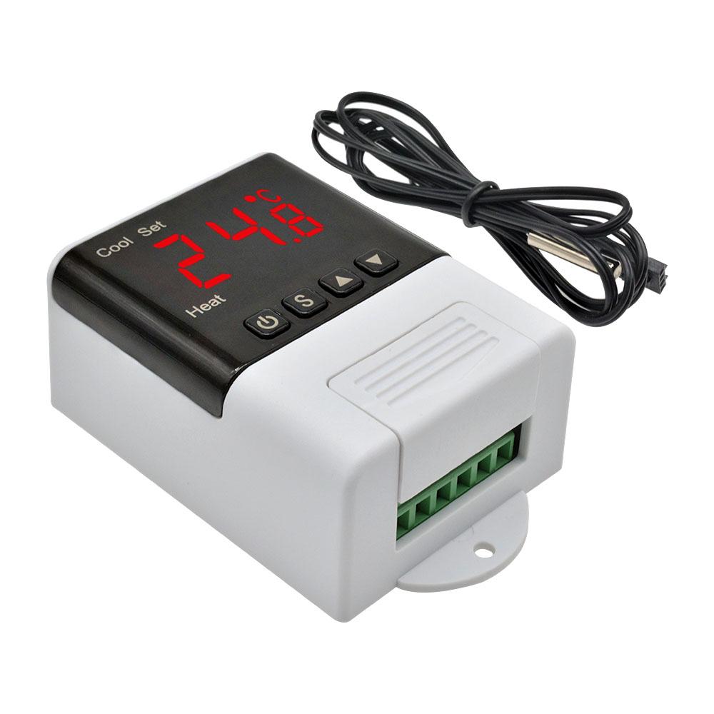 

AC110V-220V Digital Microcomputer Temperature Regulator Thermostat Controller Refrigeration Heating Switch Dual Display