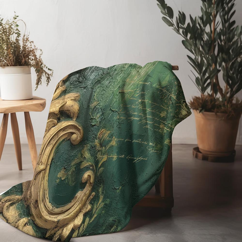 Vintage Floral Damask Throw Blanket Sofa Bedding Couch Cover Decorative Throw Blanket for Living Room Bedroom Hotel