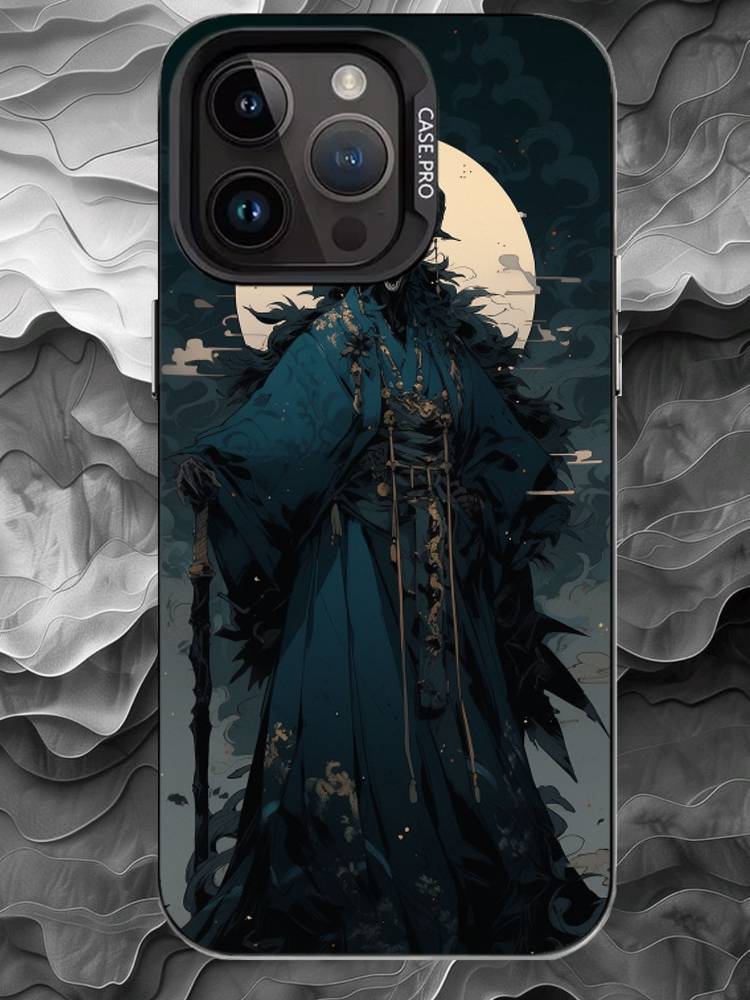 

Чехол для телефона D-Смерть и скелет Для iPhone 17 16 15 14 13 12 11 Pro Max Plus Серебристый Матовый Черный Чехол iPhone14ProMax