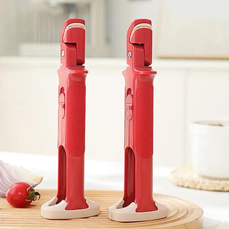 2025 Hot Bowl Gripper 2 In 1 Plate Gripper Hot Bowl Lifter Clips Silicone Clamp Heat-Resistant Tongs Kitchen Gadgets For Mic China Mainland