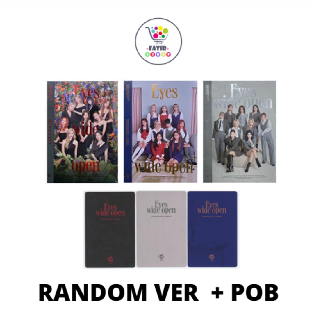 

Второй альбом TWICE «Eyes Wide Open» + P.O.B.