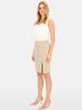 WOMEN' SUEDE SKIRT, ABOVE-KNEE LENGTH
