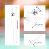 6pcs Mirror Disco Ball Straws 70s Disco Party Decorative Mini Disco Straw Birthday Wedding Bachelorette Hen Bar Party Decoration
